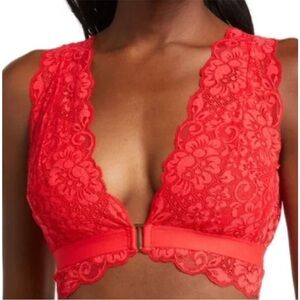 Elegant Red Lace adjustable Bralette